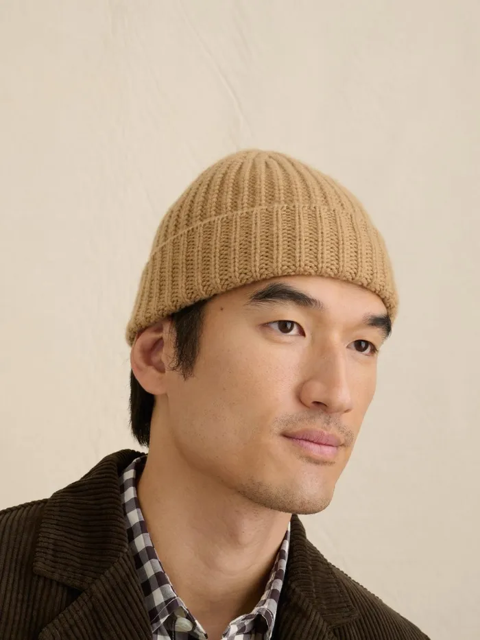 Cashmere Beanie Light Camel Women Alex Mill