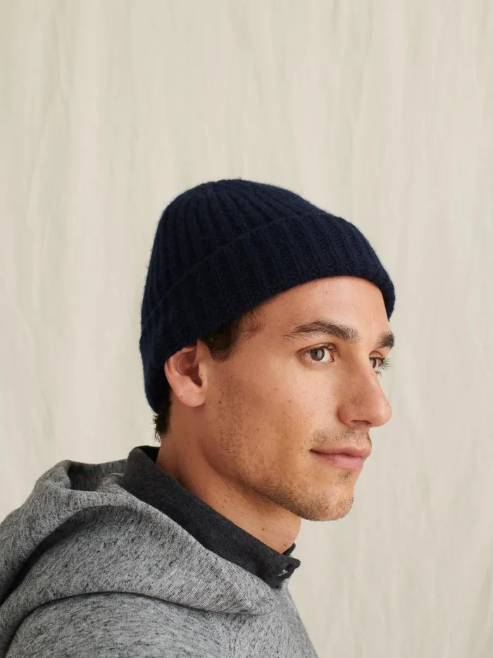 Cashmere Beanie Navy Women Alex Mill