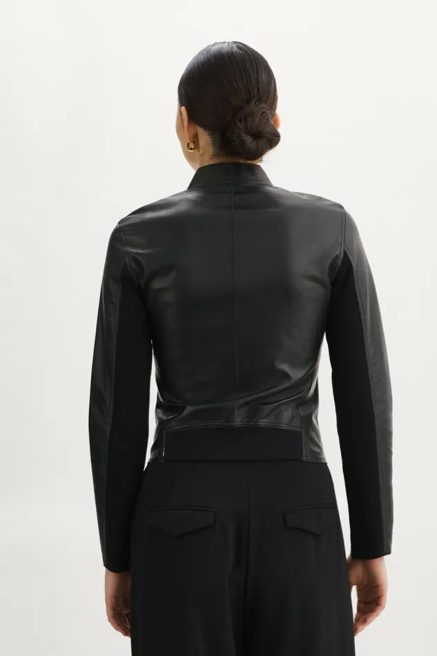 Chapin Reversible Leather Bomber Blackgold Women Lamarque BEST SELLERS