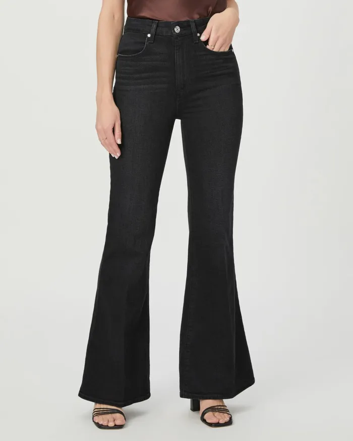Charlie 32 Inch Flare Jean 8211 Midnight Raven Women PAIGE Flare Charlie 32 Inch Flare Jean 8211 Midnight Raven Women PAIGE Flare