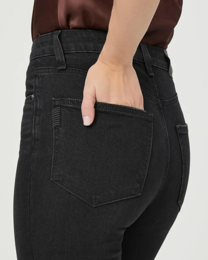 Charlie 32 Inch Flare Jean 8211 Midnight Raven Women PAIGE Flare Charlie 32 Inch Flare Jean 8211 Midnight Raven Women PAIGE Flare