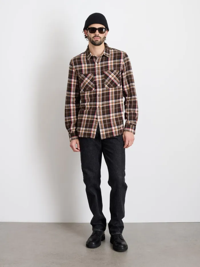 Chore Shirt In Vintage Wash Flannel Men Alex Mill Shirts
