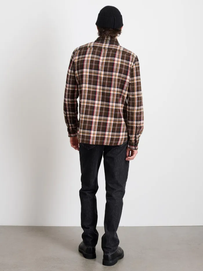 Chore Shirt In Vintage Wash Flannel Men Alex Mill Shirts