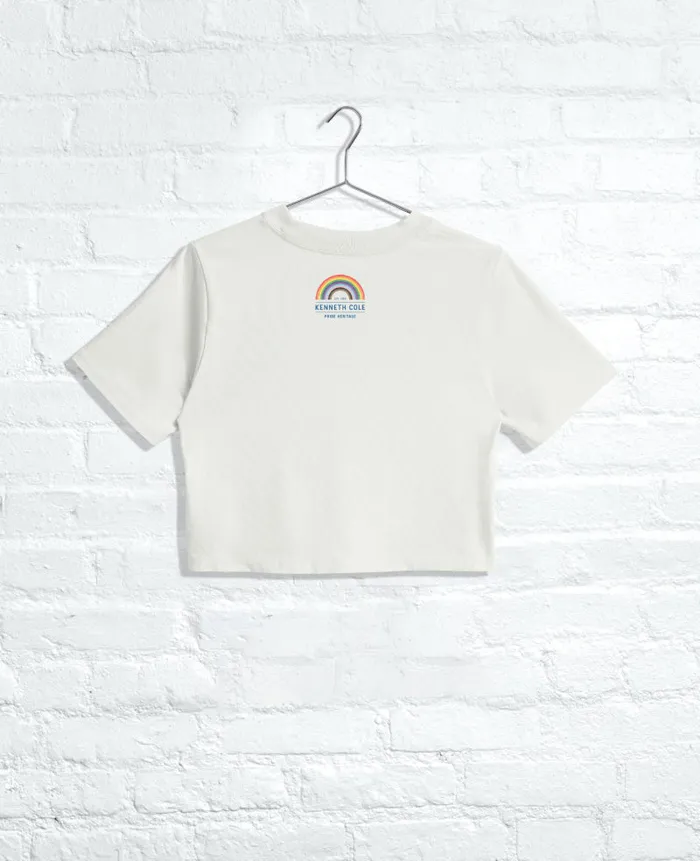 CLOSET Cropped Tee Faded Bone MenWomen Kenneth Cole TShirts