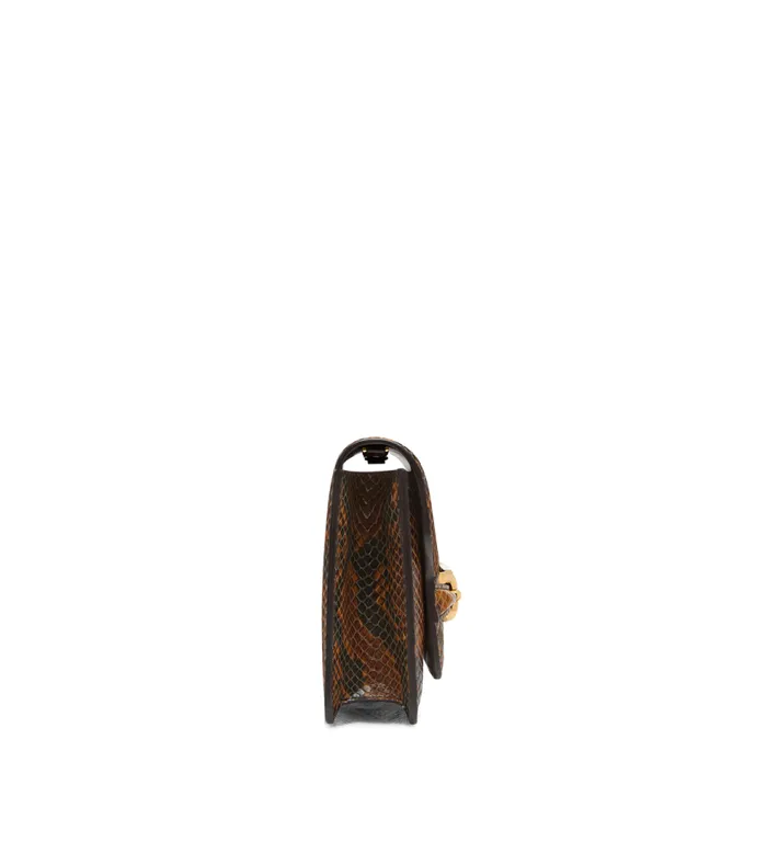 Clutches Women TOM FORD STAMPED PYTHON LEATHER WHITNEY SMALL SHOULDER BAG Caramel Clutches Women TOM FORD STAMPED PYTHON LEATHER WHITNEY SMALL SHOULDER BAG Caramel