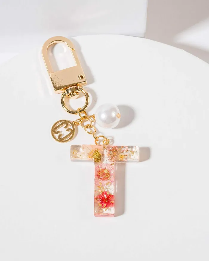 Colette By Colette Hayman Bag Charms T 8211 Initial Bag Charm Pearl 8211 Accessories