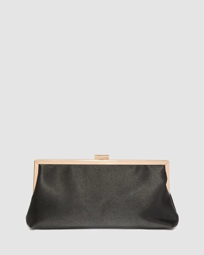 Colette By Colette Hayman Black Arya Mesh Clutch Bag Bags Clutch Bags