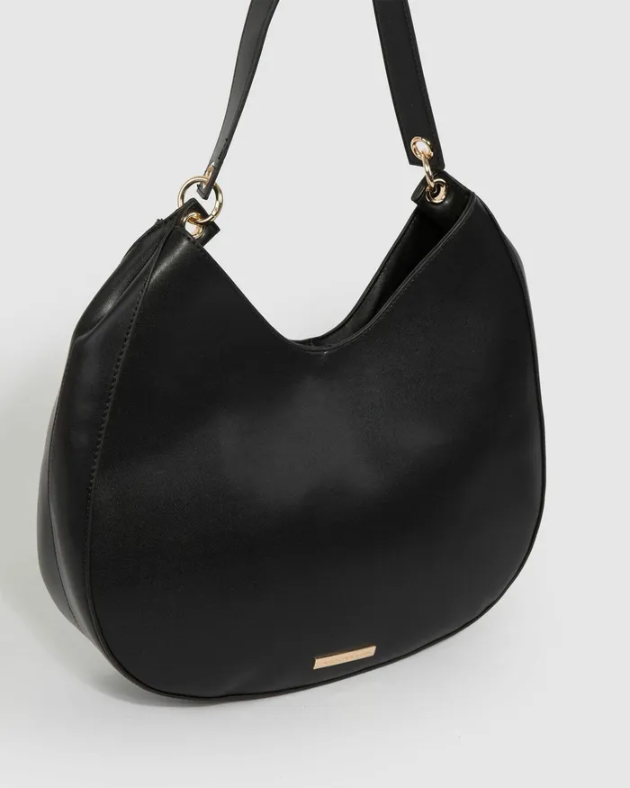 Colette By Colette Hayman Black Belle Large Hobo Shoulder Bag Bags Shoulder Bags