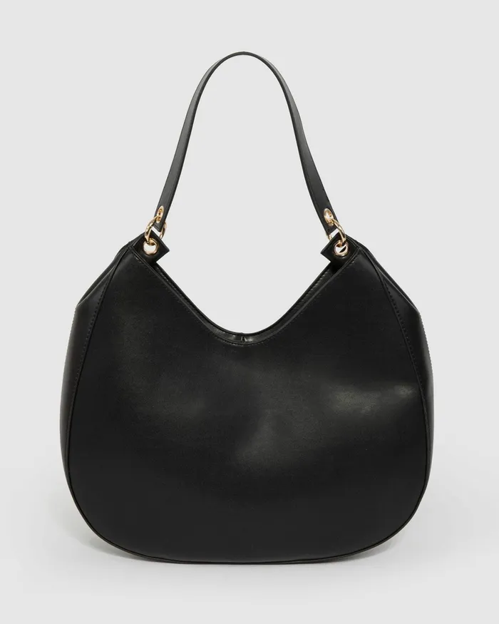 Colette By Colette Hayman Black Belle Large Hobo Shoulder Bag Bags Shoulder Bags