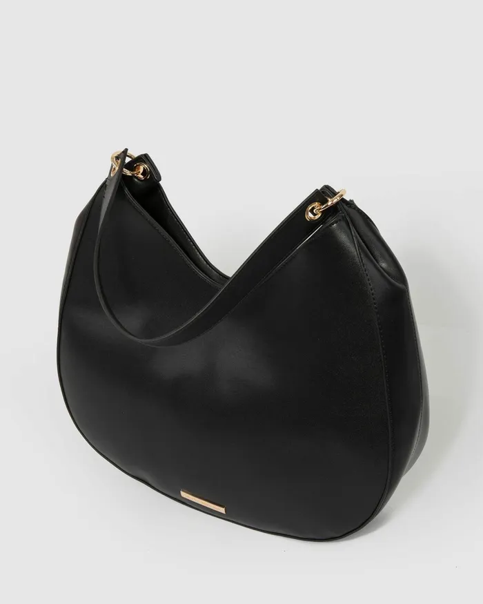 Colette By Colette Hayman Black Belle Large Hobo Shoulder Bag Bags Shoulder Bags