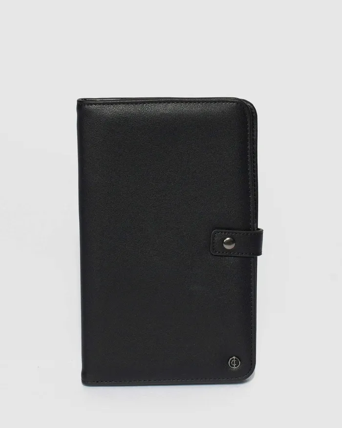 Colette By Colette Hayman Black Classic Travel Wallet Bags Travel