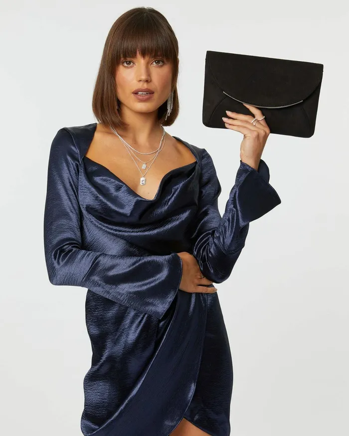 Colette By Colette Hayman Black Dalila Envelope Clutch Bag Online Bags Clutch Bags