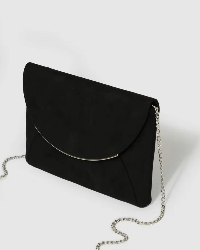 Colette By Colette Hayman Black Dalila Envelope Clutch Bag Online Bags Clutch Bags