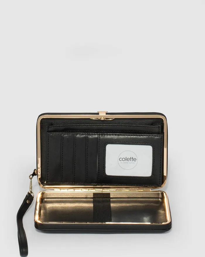 Colette By Colette Hayman Black Eve Wristlet Purse Bags Wristlets