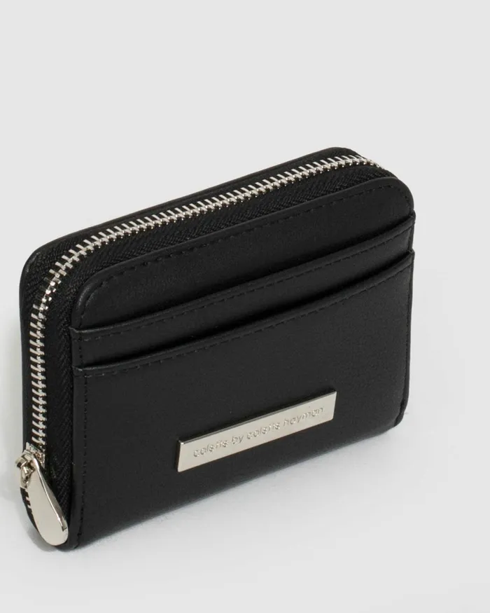 Colette By Colette Hayman Black Jessica Card Wallet Accessories Card Holders