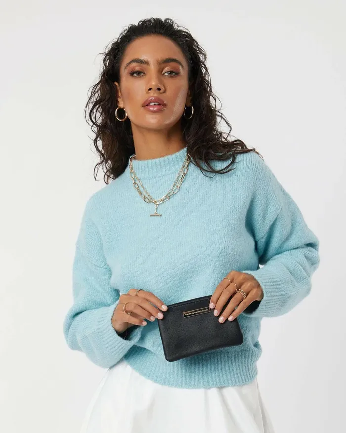 Colette By Colette Hayman Black Sia Coin Purse With Gold Hardware Bags Purses