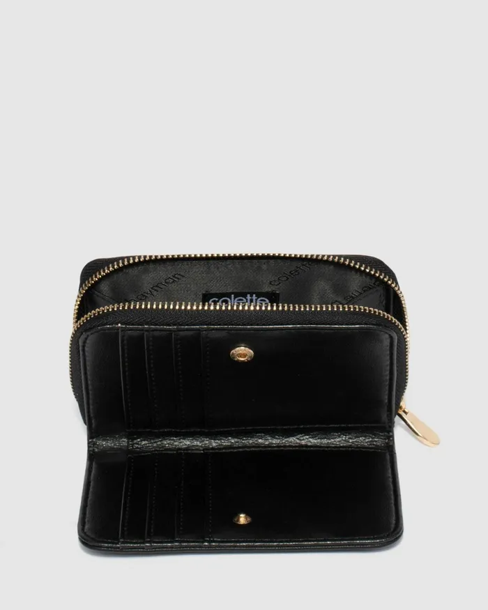 Colette By Colette Hayman Black Tiana Plate Wallet Bags Wallets