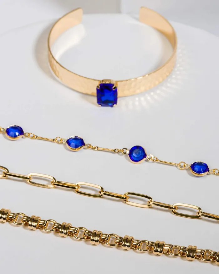 Colette By Colette Hayman Blue Cuff And Bracelet Pack Jewellery Bracelets