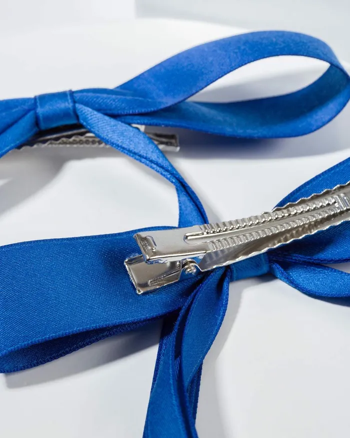 Colette By Colette Hayman Blue Pack Thin Bow Hair Slides Accessories Hair Slides and Clips