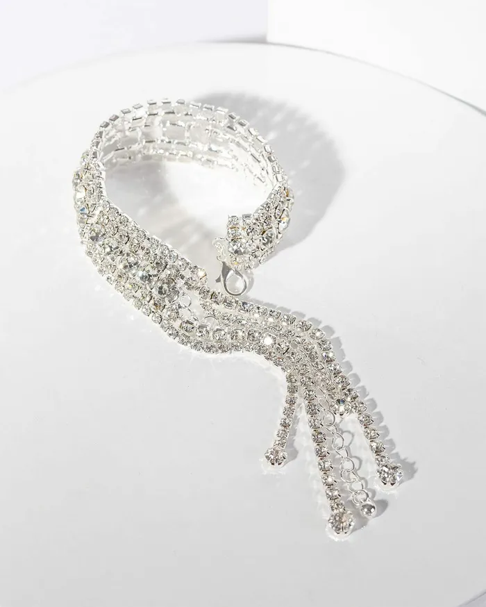 Colette By Colette Hayman Bracelets Crystal Tassel Statement Bracelet 8211 Jewellery