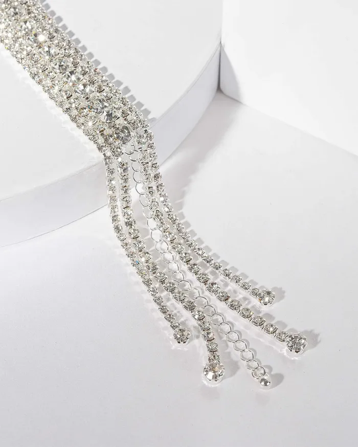 Colette By Colette Hayman Bracelets Crystal Tassel Statement Bracelet 8211 Jewellery
