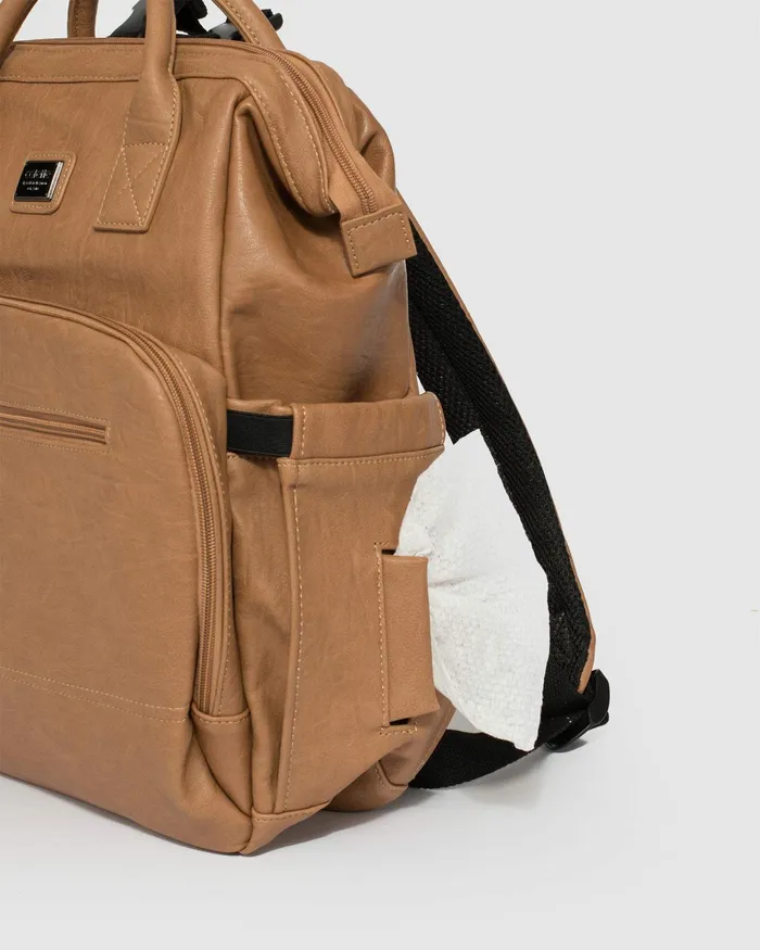 Colette By Colette Hayman Caramel Baby Backpack Bag Baby Backpacks Online Bags Baby Bags