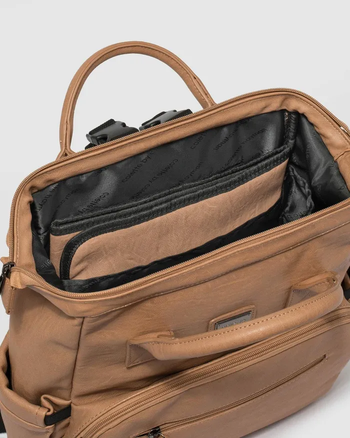 Colette By Colette Hayman Caramel Baby Backpack Bag Baby Backpacks Online Bags Baby Bags