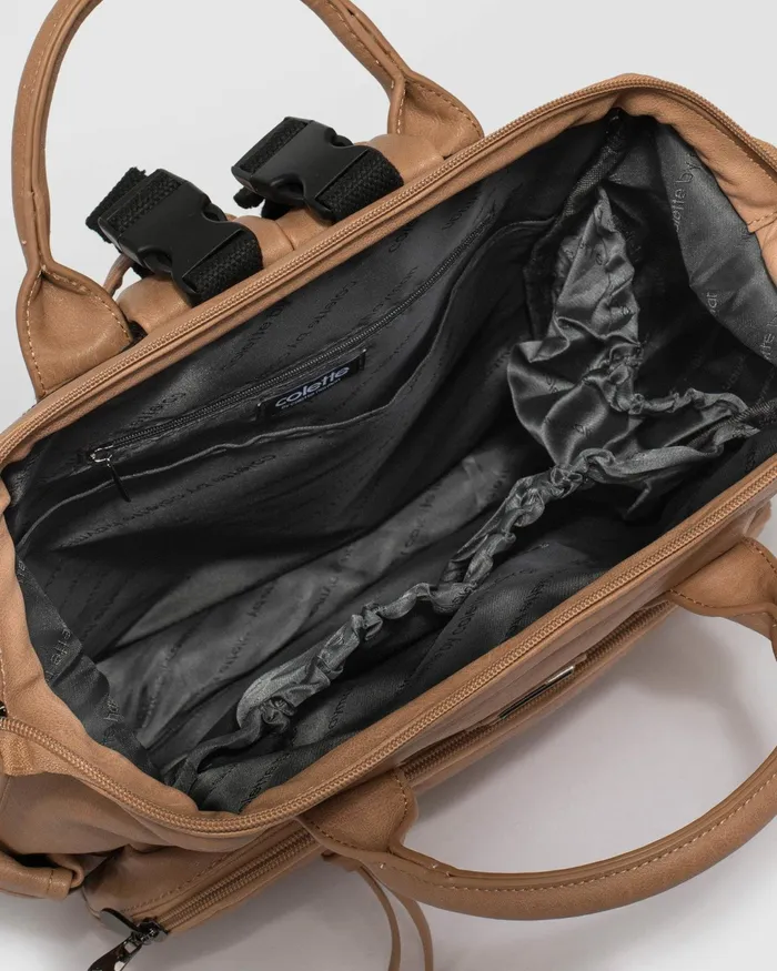 Colette By Colette Hayman Caramel Baby Backpack Bag Baby Backpacks Online Bags Baby Bags