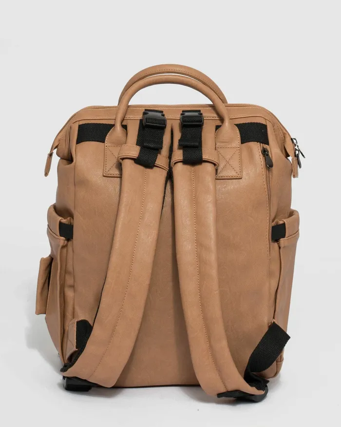 Colette By Colette Hayman Caramel Baby Backpack Bag Baby Backpacks Online Bags Baby Bags