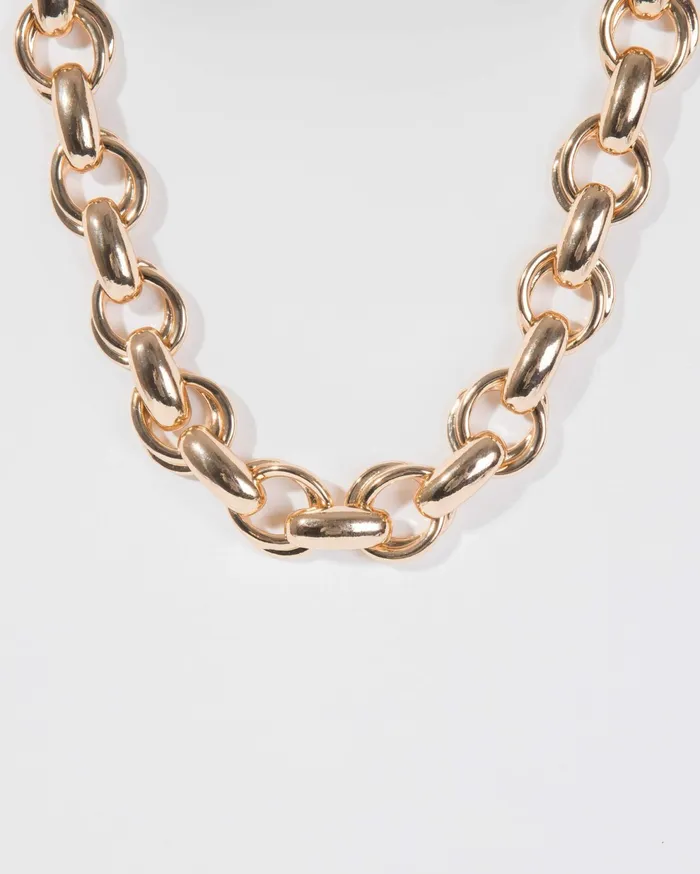 Colette By Colette Hayman Chain Gold Chunky Chain Link Necklace 8211 Jewellery