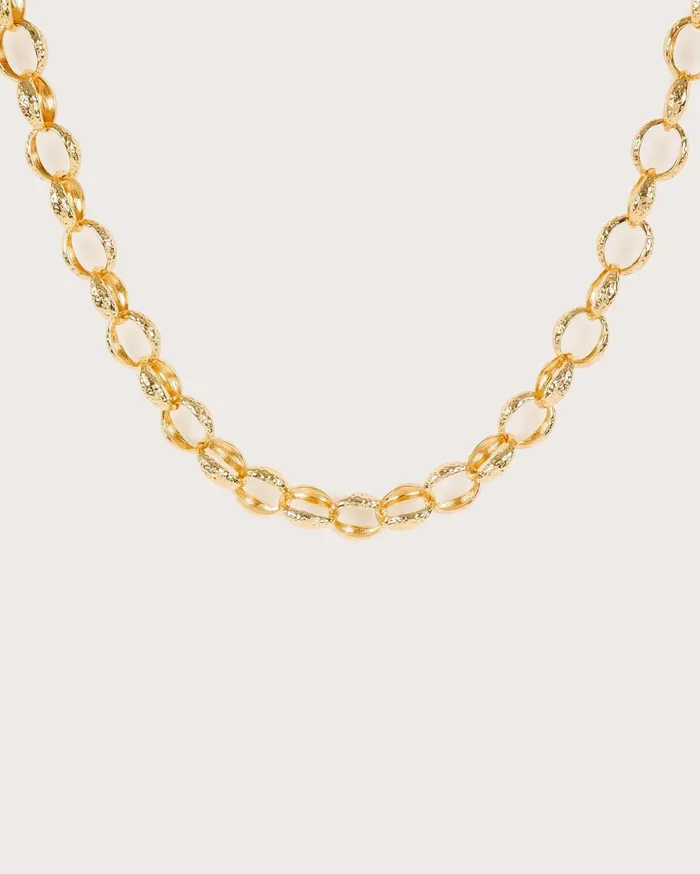 Colette By Colette Hayman Chain Gold Textured Chunky Chain Necklace 8211 Jewellery