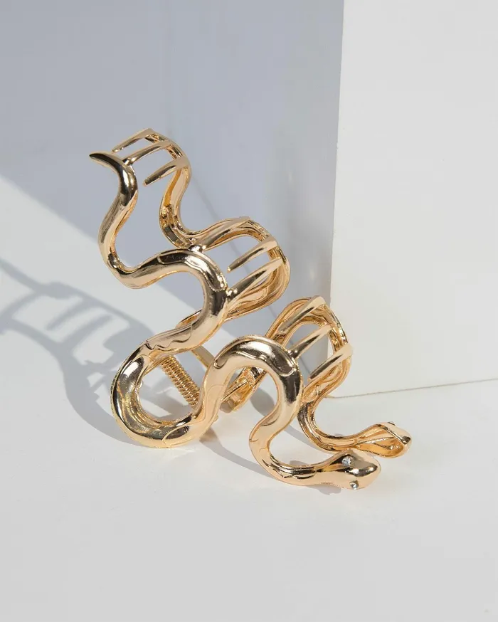Colette By Colette Hayman Claw Clips Gold Metal Snake Hair Claw Clip 8211 Accessories