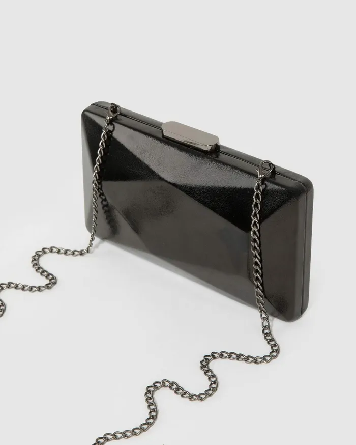 Colette By Colette Hayman Clutch Bags Black Liza Geo Hardcase Clutch Bag 8211 Bags