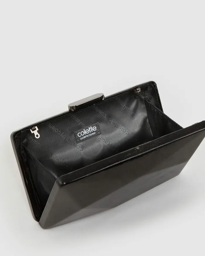 Colette By Colette Hayman Clutch Bags Black Liza Geo Hardcase Clutch Bag 8211 Bags