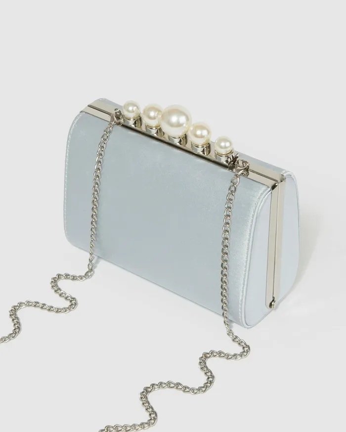 Colette By Colette Hayman Clutch Bags Blue Daphne Pearl Clutch Bag 8211 Bags