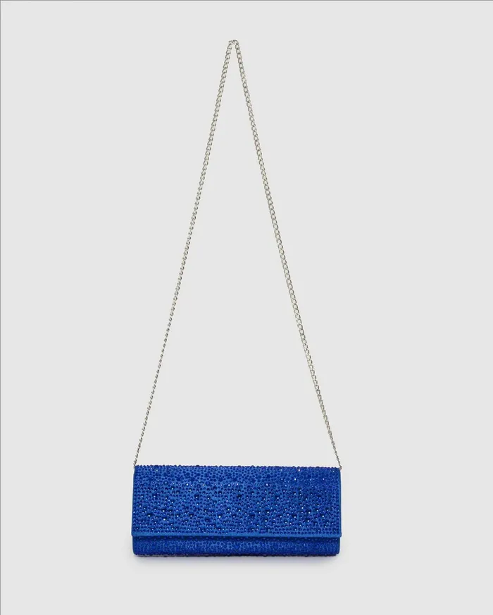 Colette By Colette Hayman Clutch Bags Blue Nolene Crystal Clutch Bag 8211 Bags
