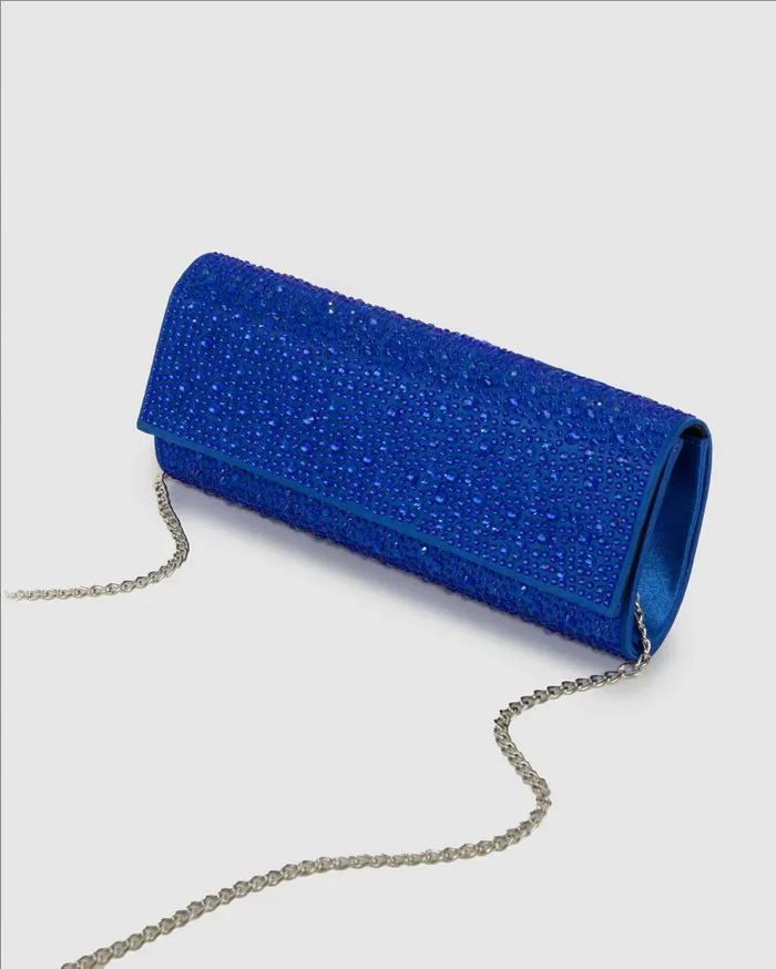 Colette By Colette Hayman Clutch Bags Blue Nolene Crystal Clutch Bag 8211 Bags