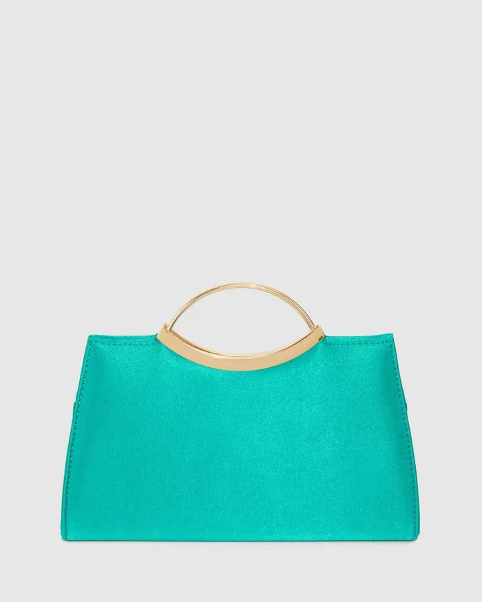 Colette By Colette Hayman Clutch Bags Green Jessie Handle Clutch Bag 8211 Bags