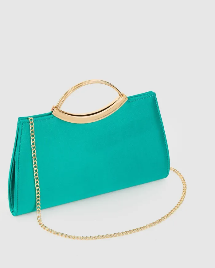 Colette By Colette Hayman Clutch Bags Green Jessie Handle Clutch Bag 8211 Bags