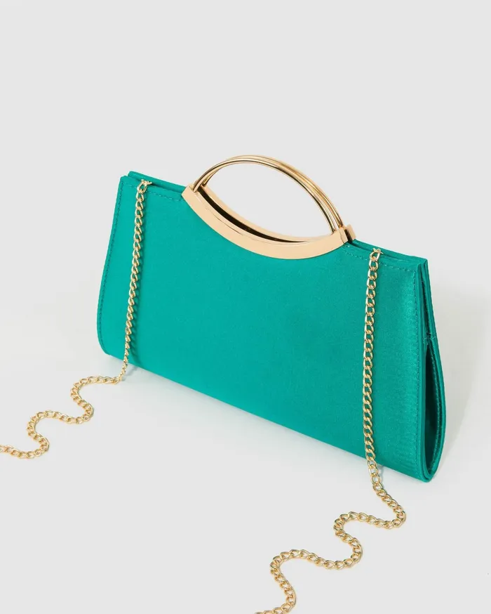 Colette By Colette Hayman Clutch Bags Green Jessie Handle Clutch Bag 8211 Bags