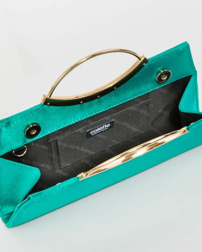 Colette By Colette Hayman Clutch Bags Green Jessie Handle Clutch Bag 8211 Bags