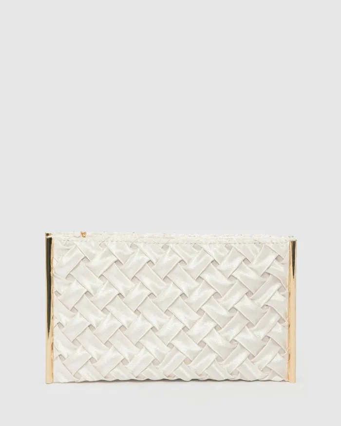 Colette By Colette Hayman Clutch Bags Ivory Dany Double Pouch Clutch Bag 8211 Bags