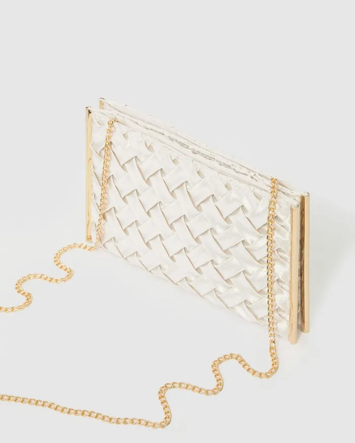Colette By Colette Hayman Clutch Bags Ivory Dany Double Pouch Clutch Bag 8211 Bags