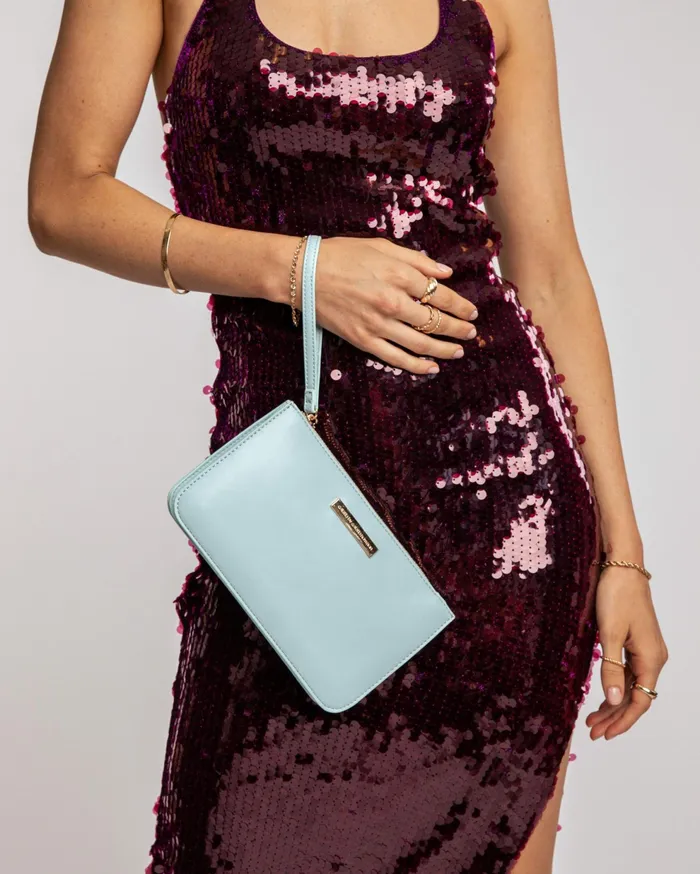 Colette By Colette Hayman Clutch Bags Light Blue Willow Wristlet Clutch Bag 8211 Bags