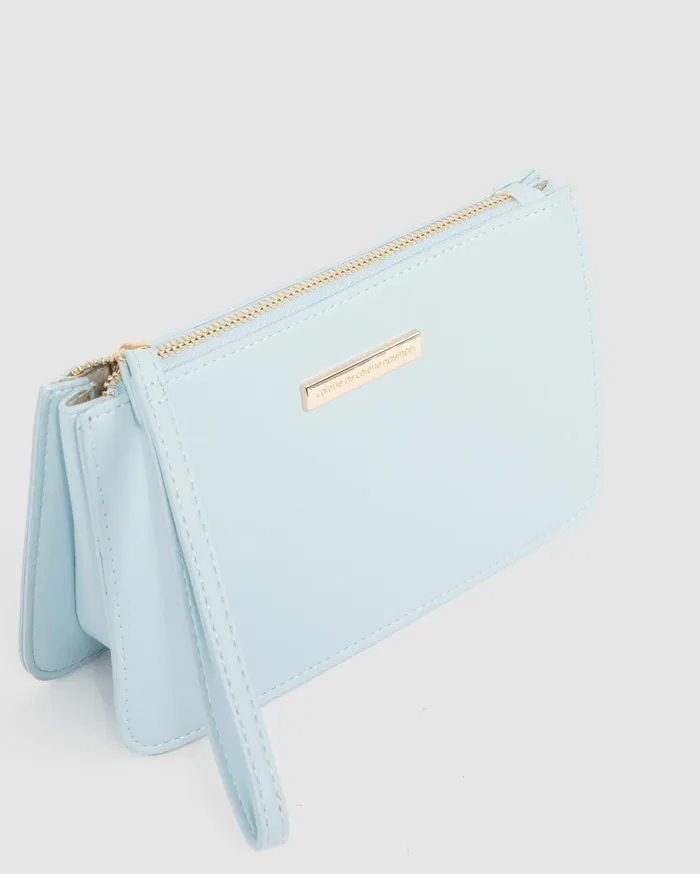 Colette By Colette Hayman Clutch Bags Light Blue Willow Wristlet Clutch Bag 8211 Bags