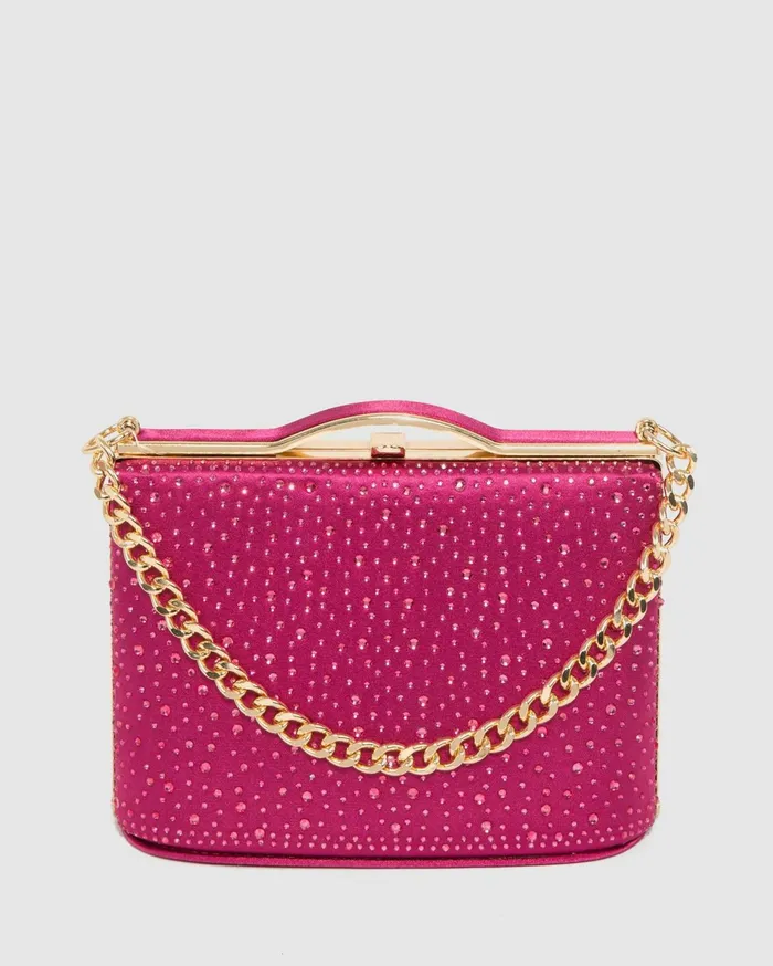 Colette By Colette Hayman Clutch Bags Pink Tullia Handle Crystal Bag 8211 Bags