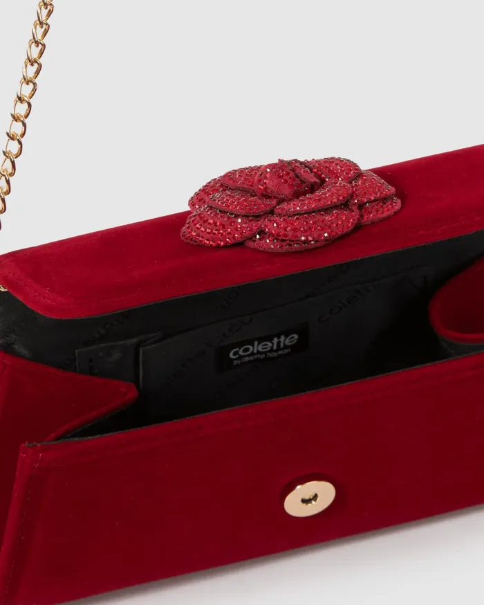 Colette By Colette Hayman Clutch Bags Red Leaha Rose Evening Clutch Bag 8211 Bags