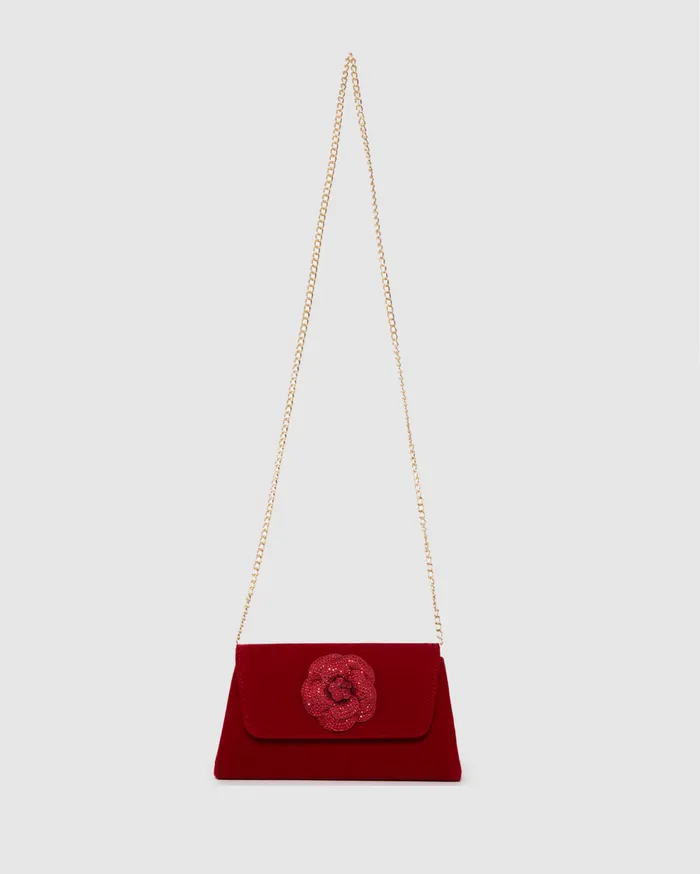 Colette By Colette Hayman Clutch Bags Red Leaha Rose Evening Clutch Bag 8211 Bags