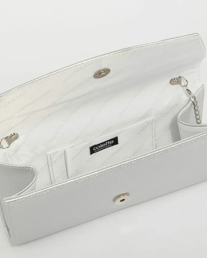 Colette By Colette Hayman Clutch Bags Silver Sammi Evening Clutch Bag 8211 Bags