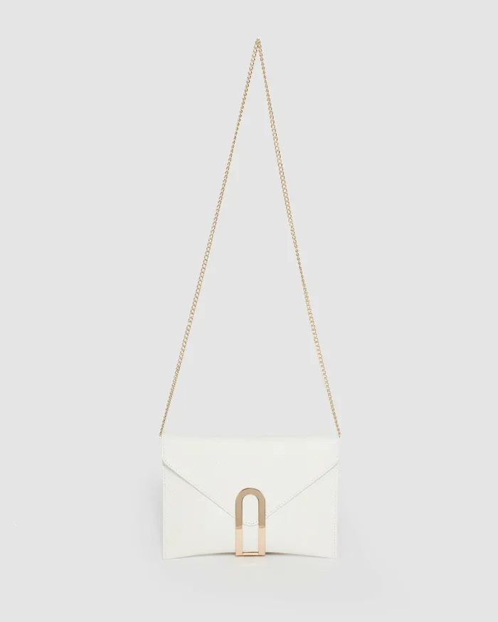Colette By Colette Hayman Clutch Bags White Clasp Clutch Bag Online 8211 Bags